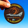 Custom Pakistan F-16 Fighter Unit PL-15 Missile 2D PVC Patch Durable Rubber Emblem Hook and Loop Badge