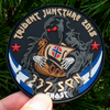 Custom 337 Squadron Greece Ghost 3D PVC Patch Aviation Team Rubber Badge for Jackets Backpacks Uniforms
