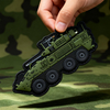 Custom Canada Light Armoured Vehicle PVC Patch – 3D Soft Rubber Tactical Morale Badge with Velcro Backing