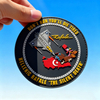 Turkey Flight Team Ghost Bird 3D Soft PVC Rubber Patch Personalized Logo Aviation Style Patch for Collectors