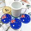 Promotional PVC Coaster Drink Beer Coffee Coaster Custom Logo Soft Rubber PVC Coaster Cup Mat