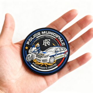 Custom Auto Moto PVC Patch 3D Soft Rubber Logo Badge Durable Embossed PVC Label for Jackets Helmets and Accessories 