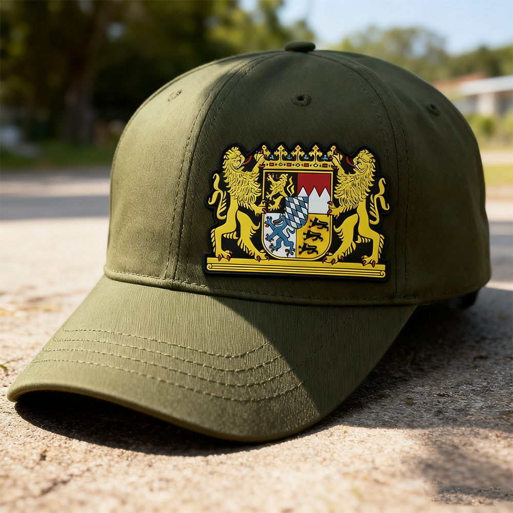 Custom Germany 3D Rubber Patch “BAYERN” Embossed Soft PVC Badge German Flag Logo Patch for Jackets Bags and Souvenirs