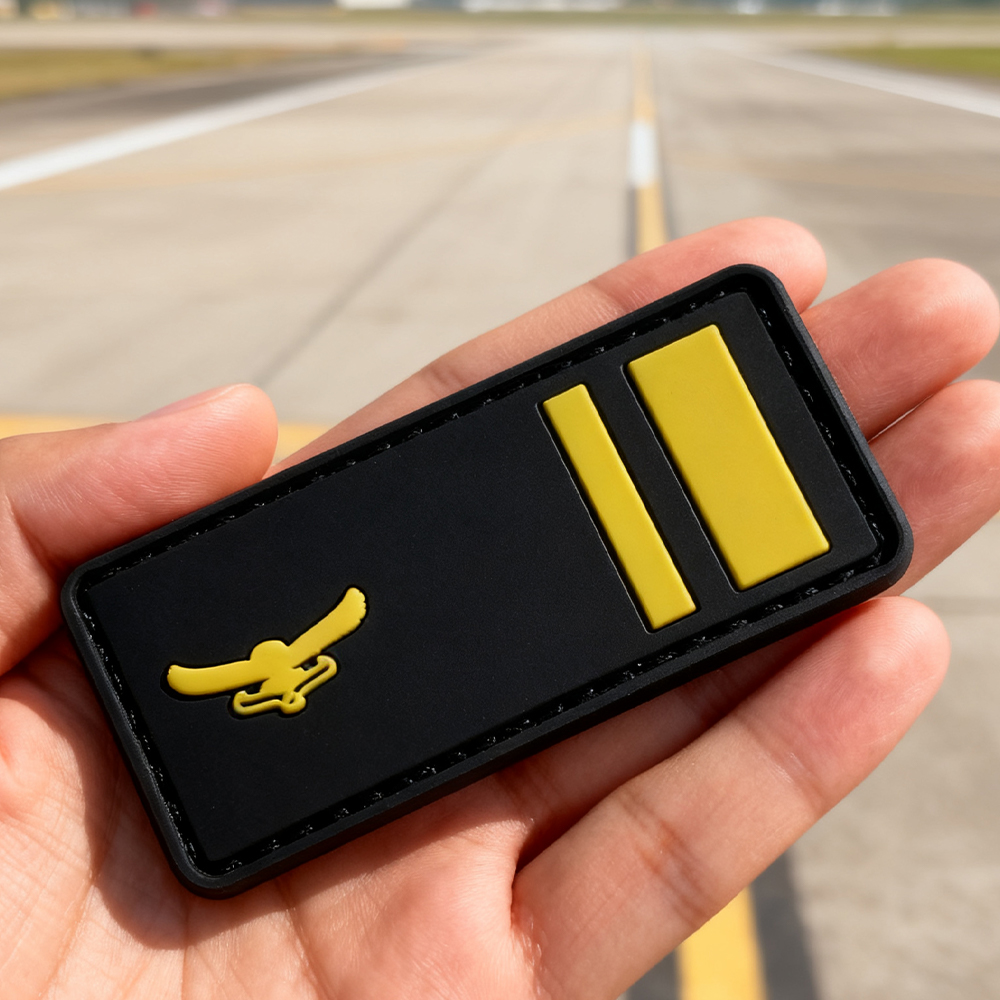 Custom PVC Patches Waterproof Rubber Logo Patches Hook and Loop Silicone Labels for Hats Bags and Clothing