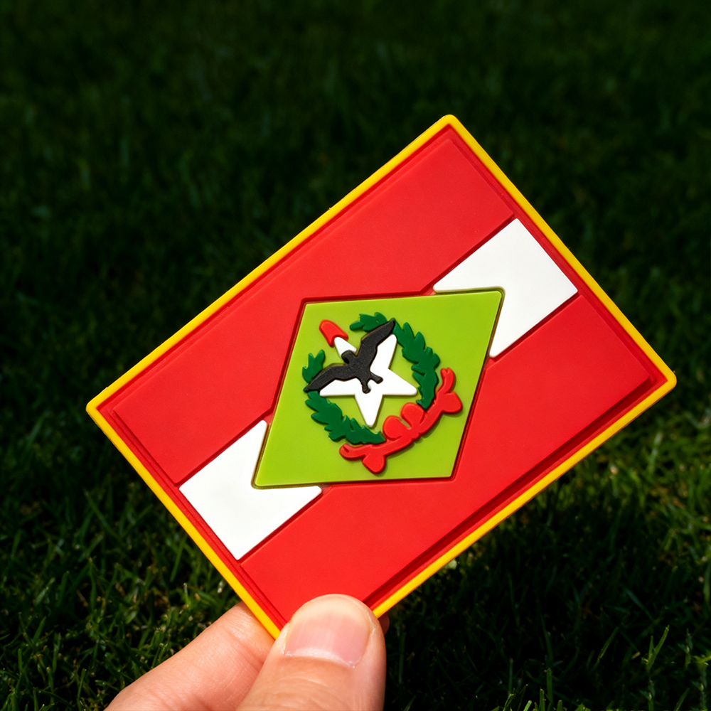 Custom Official Emblem Rubber Patch with Velcro – Soft PVC Badge for Uniforms, Bags and Jackets