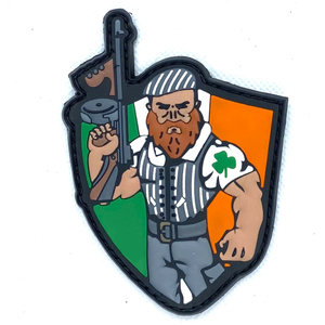 Custom The Irish Mob PVC Patch – 3D Soft Rubber Emblem for Jackets Backpacks and Collectors