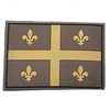 Custom Quebec Tactical PVC Patch 3D Soft Rubber Badge with Hook and Loop for Jackets Backpacks and Gear