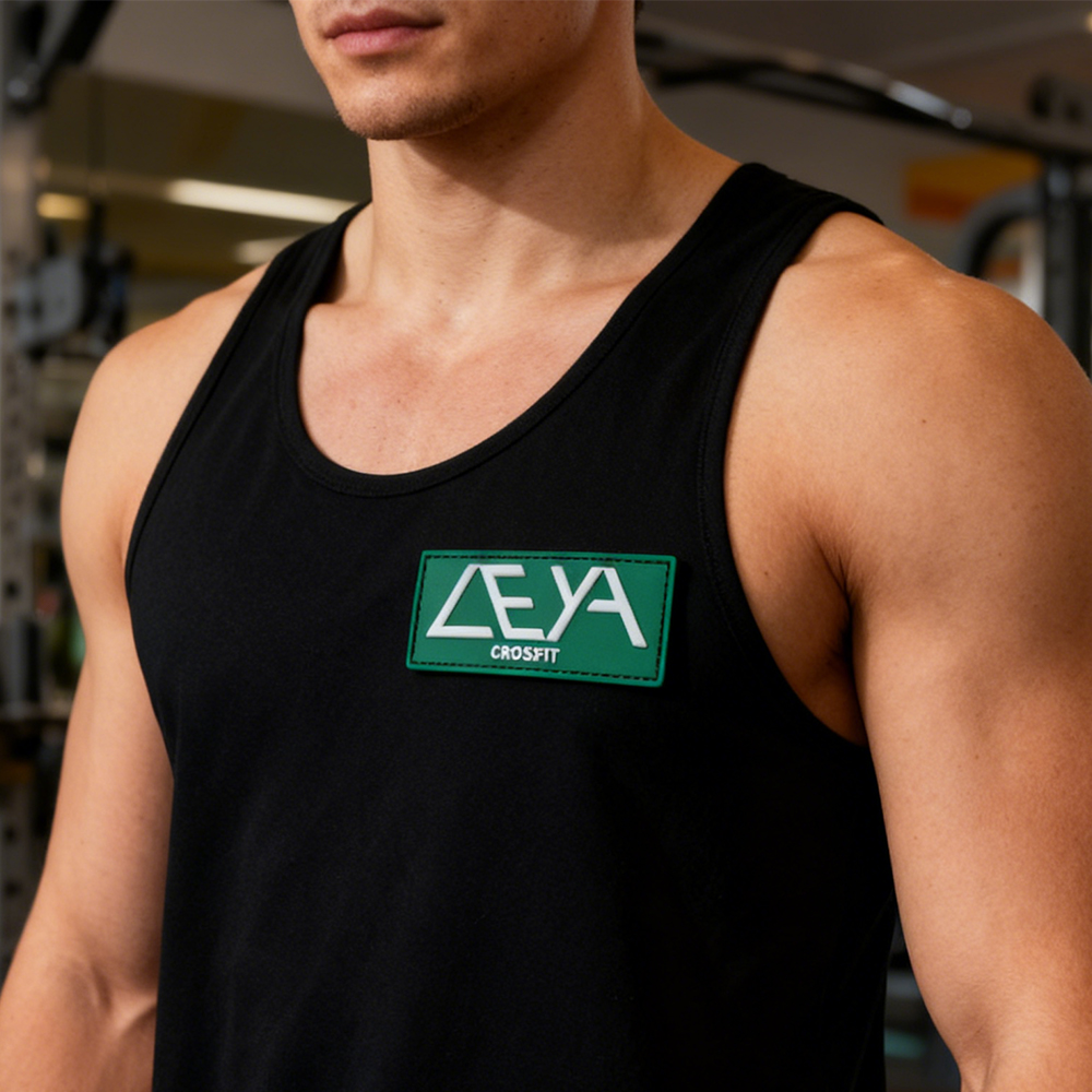 Premium Soft PVC Label for Sportswear and Yoga Apparel Custom Durable Logo Tags