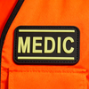 Custom Glow in the Dark “Medic” PVC Patch | 3D Rubber Medical Badge with Velcro for Backpacks, First Aid Kits & Outdoor Gear