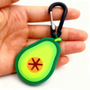 Custom Avocado Corgi PVC Hands-Free Poop Bag Holder Keychain Matching Poop Pal Clip Waste Bag Pet Accessory