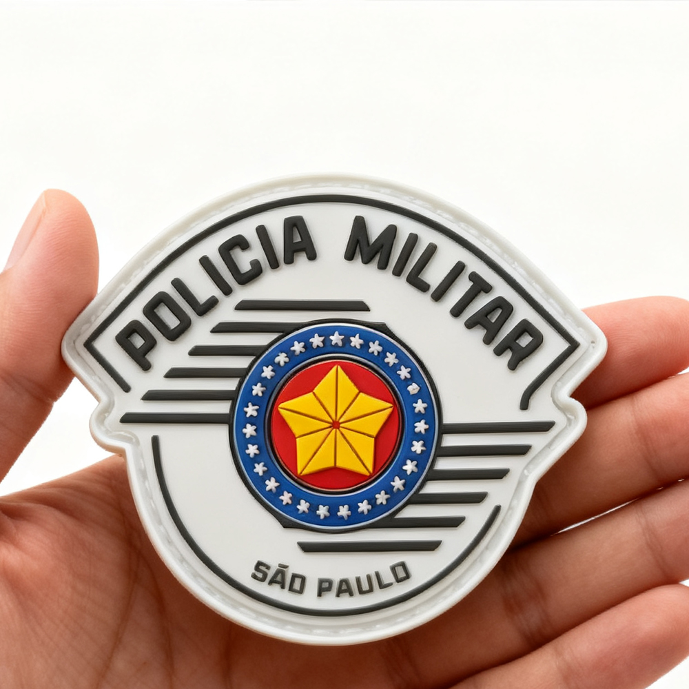 Brazil Public Security Service Rubber Patch with Nylon Hook Backing