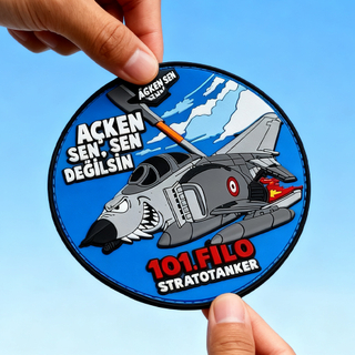 Pakistan Aviation Wing Morale Style PVC Patch Weatherproof Rubber Emblem