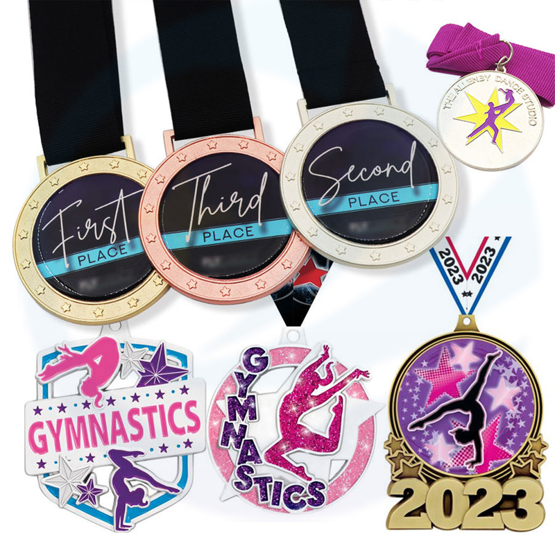 Manufacturer Custom 3d Enamel Craft Sport Medals Christmas Dancing Festival Kids Club Dance Medals