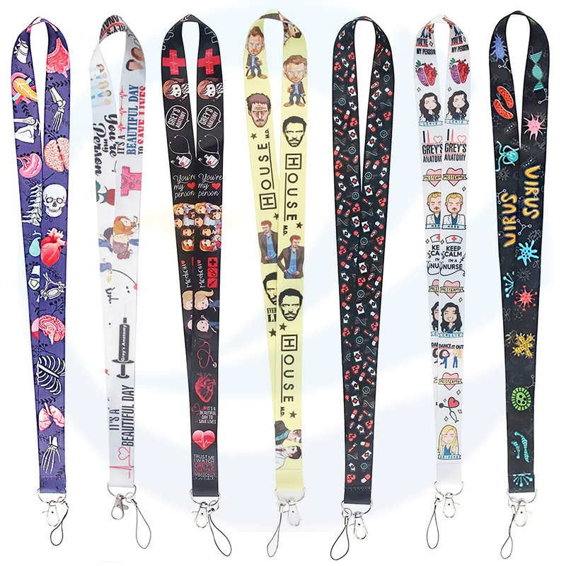 OEM Blank Sublimation Polyester Nylon Masking Lanyard Plain Medal Ribbon Cheap Personalized Custom Logo Printed Lanyard