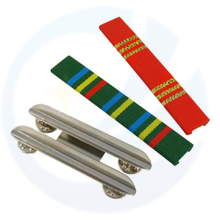 Custom soldier award medal pin stud Ribbon Bar