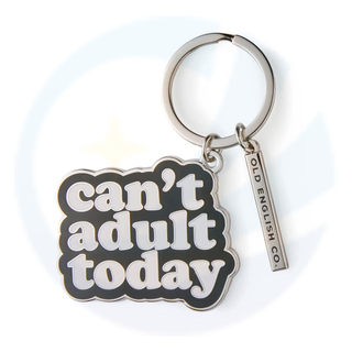 Customized Positive Letter Inspirational Saying Motivational Keychains