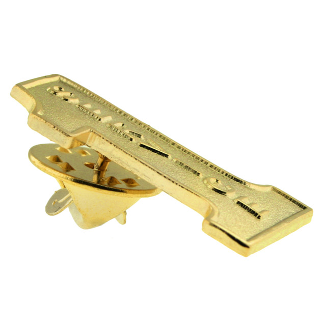 #1 Service Gold Lapel Pin