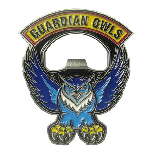 NGA Air Force Element Bottle Opener Challenge Coin