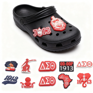 Also Known As Zeta Beta Theta Sorority Charm Shoes Blocker Decorations Delta Sigma Theta Sorority Charm Accessories