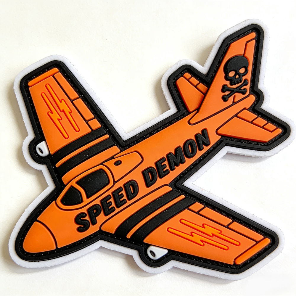 Factory Soft PVC Rubber Tactical Patch 3D Embossed Logo Moral Patch
