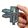 Strategic Logo Patch 3D PVC Dragonfly Hook and Loop Patches Outdoor Equipment Tactical Morale Badge Backpack Applique