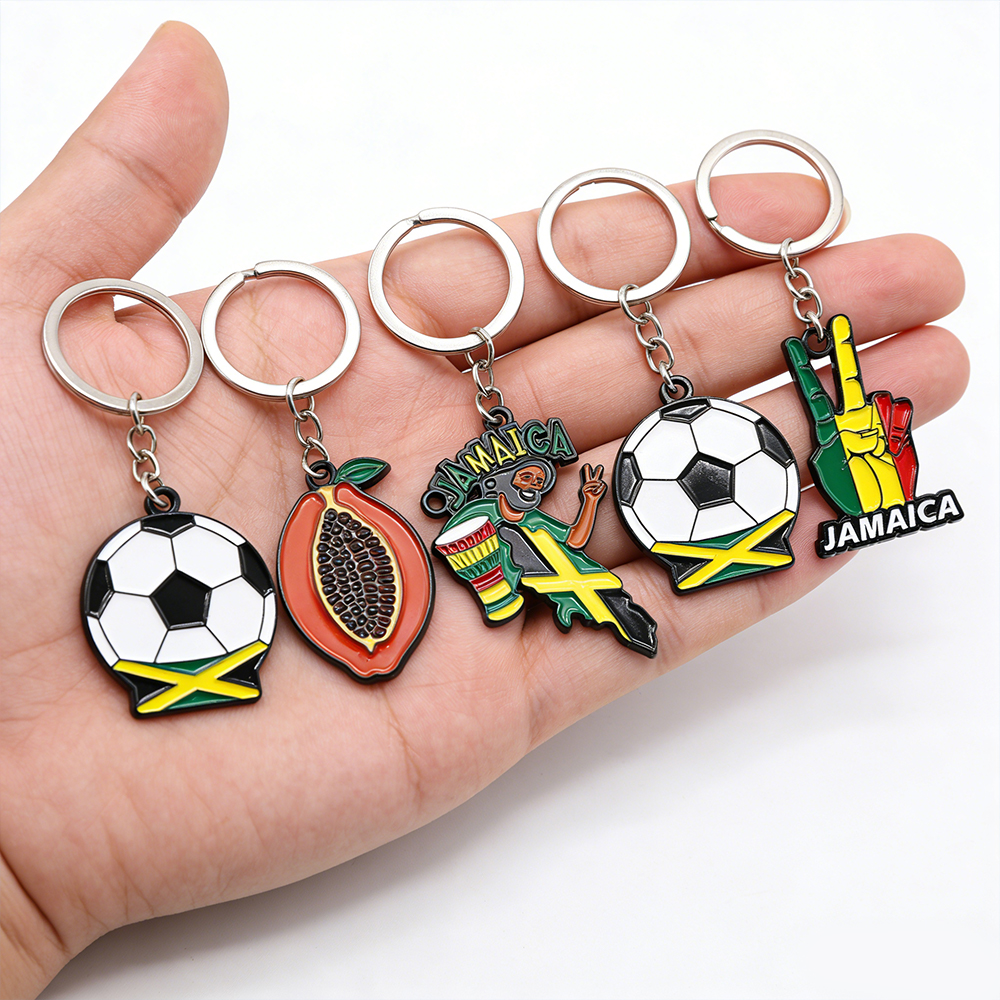 Travelpro Custom Jamaica Engraved Metal Anime Souvenir Key Chain for Decoration