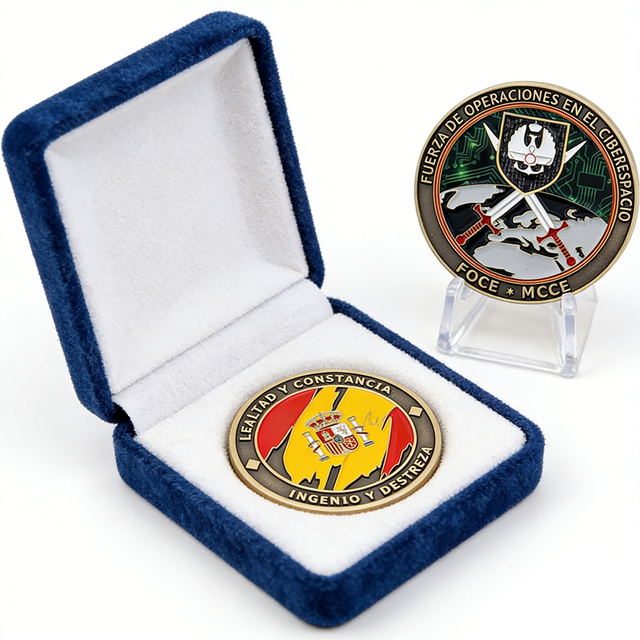Spain challenge coin