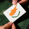 PVC Patch Morale Patch Cyprus Flag Custom Soft Rubber Cyprus Emblem Durable PVC Badge for Clothing Bags Outdoor Gear