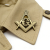 Classic Masonic Lapel Pin Metal Freemason Symbol Badge High Quality Metal Lapel Pin for Suits Jackets Hats