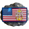 USA USN Navy Style PVC Patch American Flag Anchor Emblem 3D Soft Rubber Patch for Gear Bags Jackets