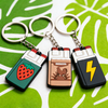 Custom Lighter Adorable Rubber Keychains with Unique Designs for Gifting
