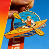 Personalized Rowing Kayak Canoeing Rafting Sailboard Windsurfer Windsurfing Sailboarding Boardsailing Sailing Medal Medallas Medallion Custom Sailboat Medal