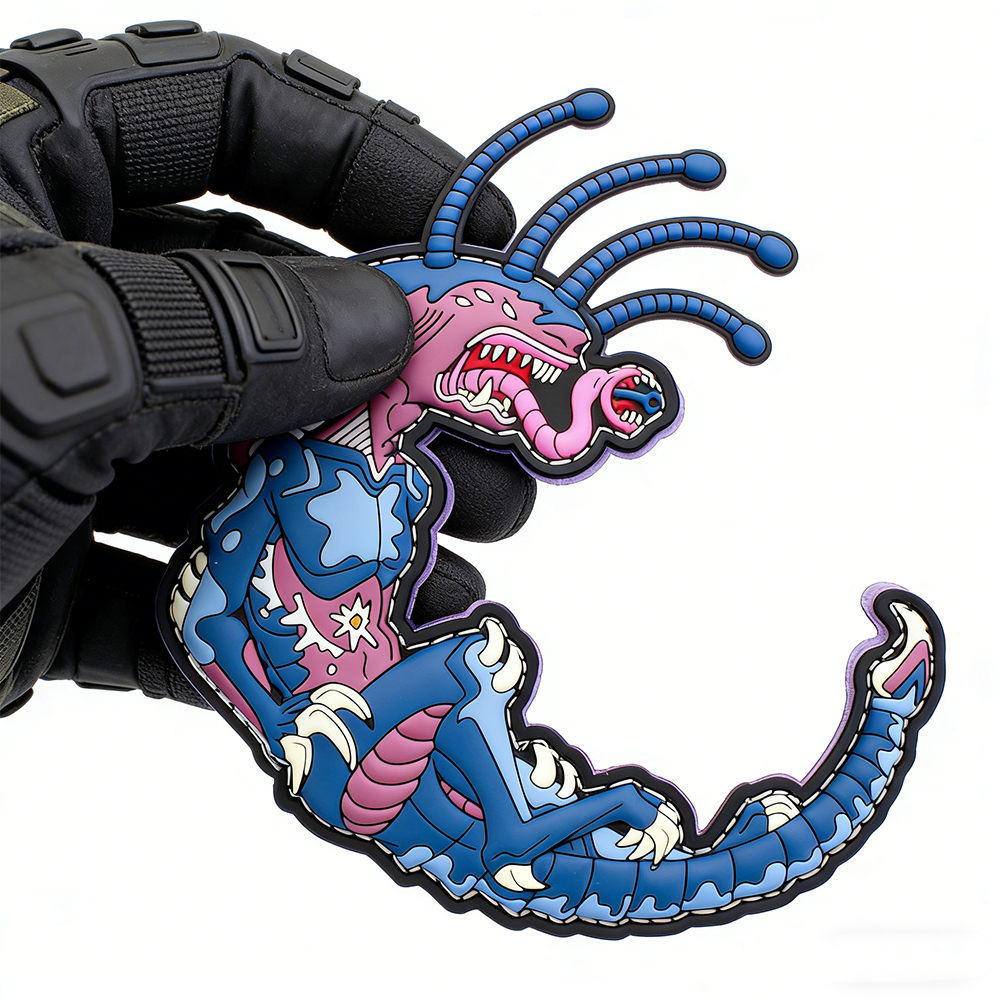 US Space Collectible PVC Morale Patches Custom Soft Rubber Hook and Loop Space Theme Emblems for Gear Bags and Apparel