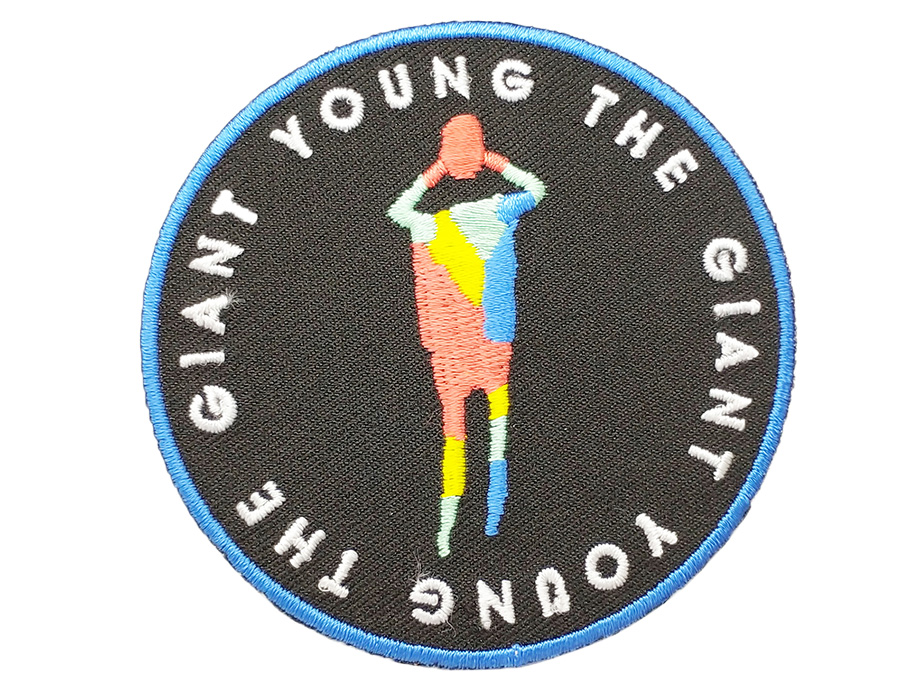 Custom embroidery badge