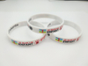 Promotional Rubber Wrist Band Custom Logo Silicone Wristbands Bracelet