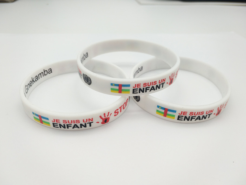 Promotional Rubber Wrist Band Custom Logo Silicone Wristbands Bracelet