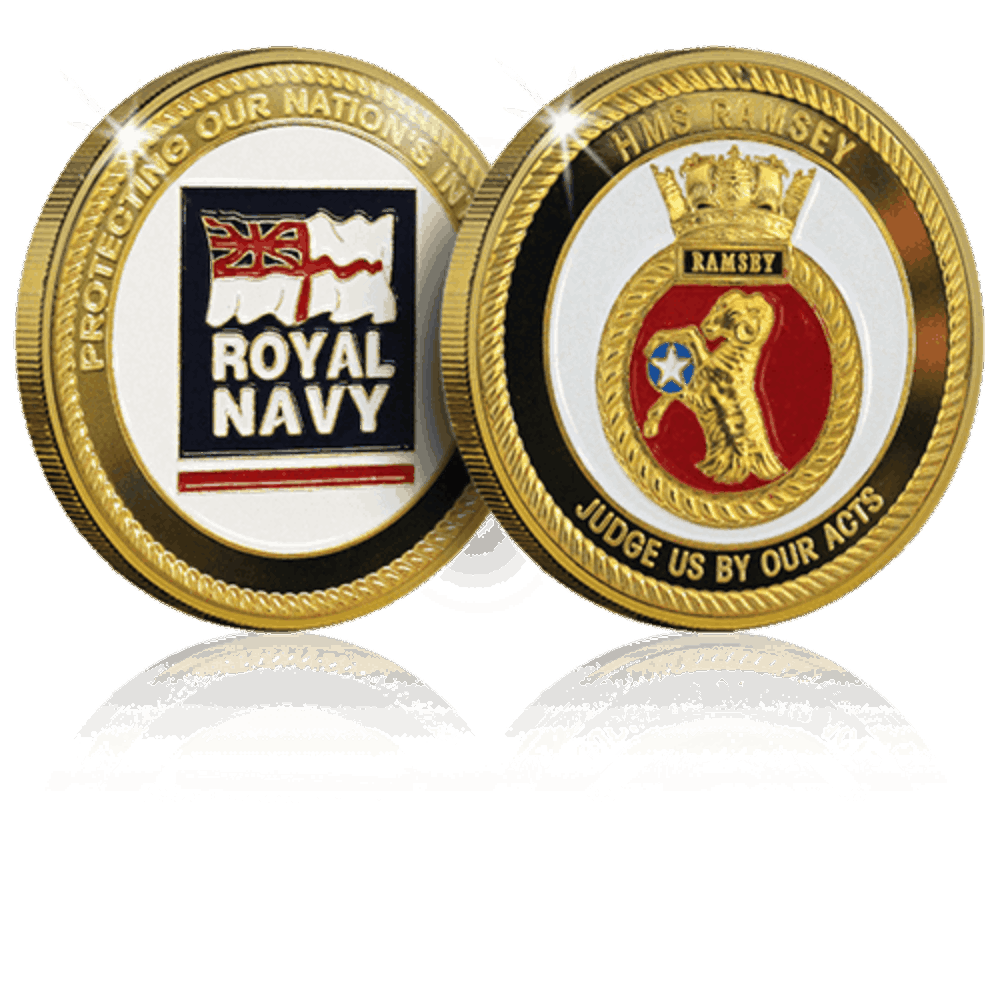 Royal Navy Challenge Coin