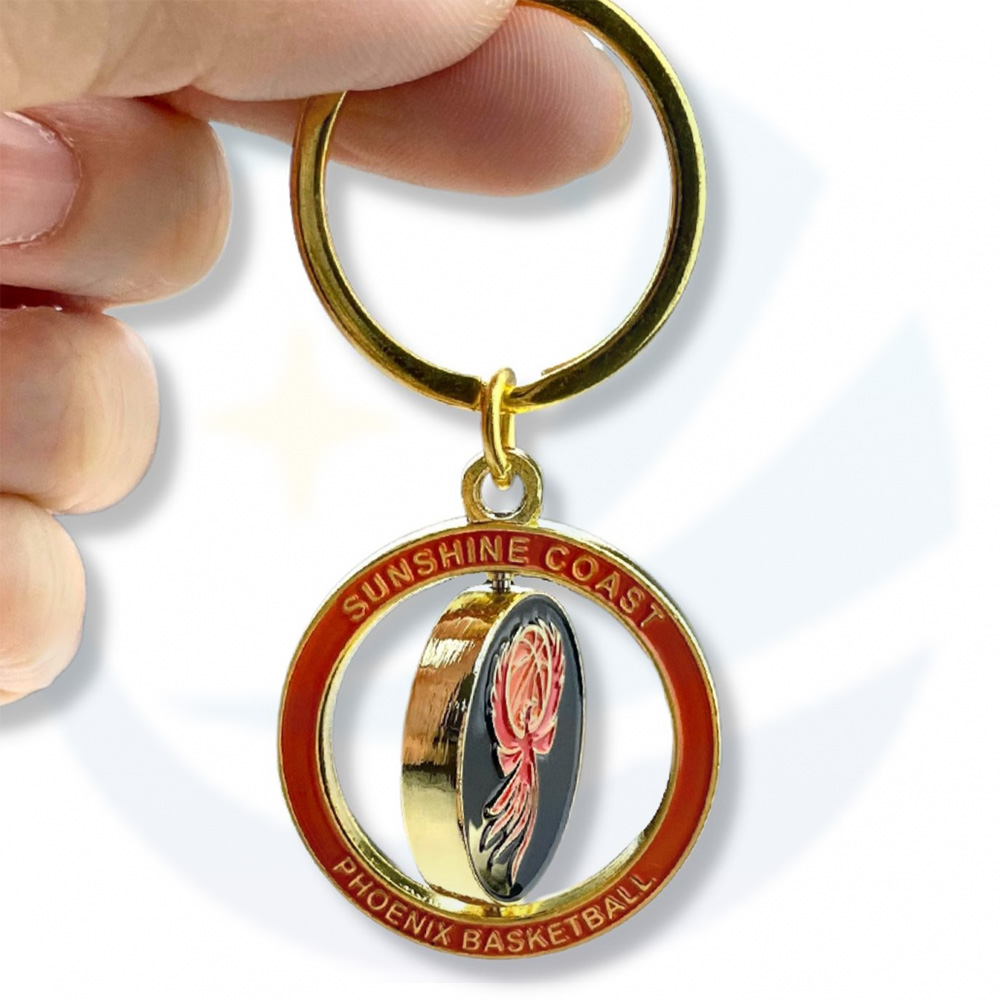 Sunshine Coast Phoenix Basketball Keychain