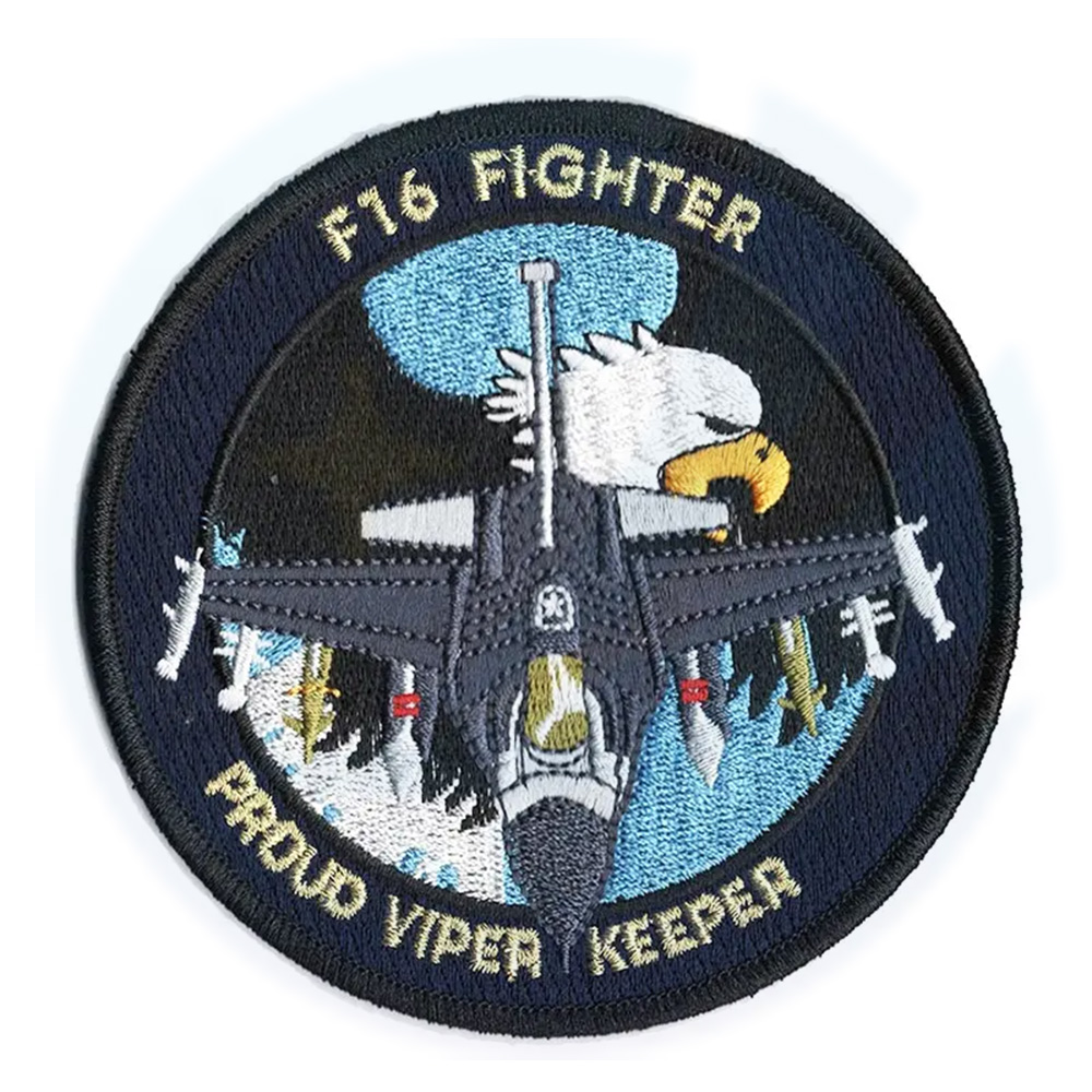 Wholesale Tactical Patches Velcroes Embroidered Flight Aviator Badge Custom Embroidery Patch Tactic