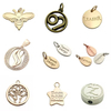 Clothing accessory custom engraved brand logo sew metal labels tag for garments / swimwear
