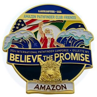 Customized 2024 path finder club BTP A MAZON Friends Enamel Lapel Pin