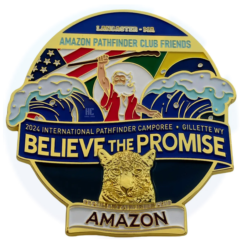 Customized 2024 path finder club BTP A MAZON Friends Enamel Lapel Pin