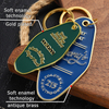 2d 3D Letter Motel Hotel Keychain Metal Alloy Enamel Key Chain for Trip Souvenir Gifts