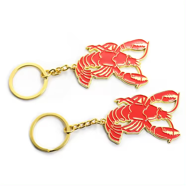 Custom Metal Keychain Manufacturers Die Stamped Metal Keychains 3D Logo Key Chain