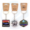 Custom Shape Logo 2D 3D Enamel KeyChain Name Letter Zinc Alloy Metal Keyring Keychain