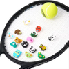 promotional custom logo silicone tennis racket string vibration dampener