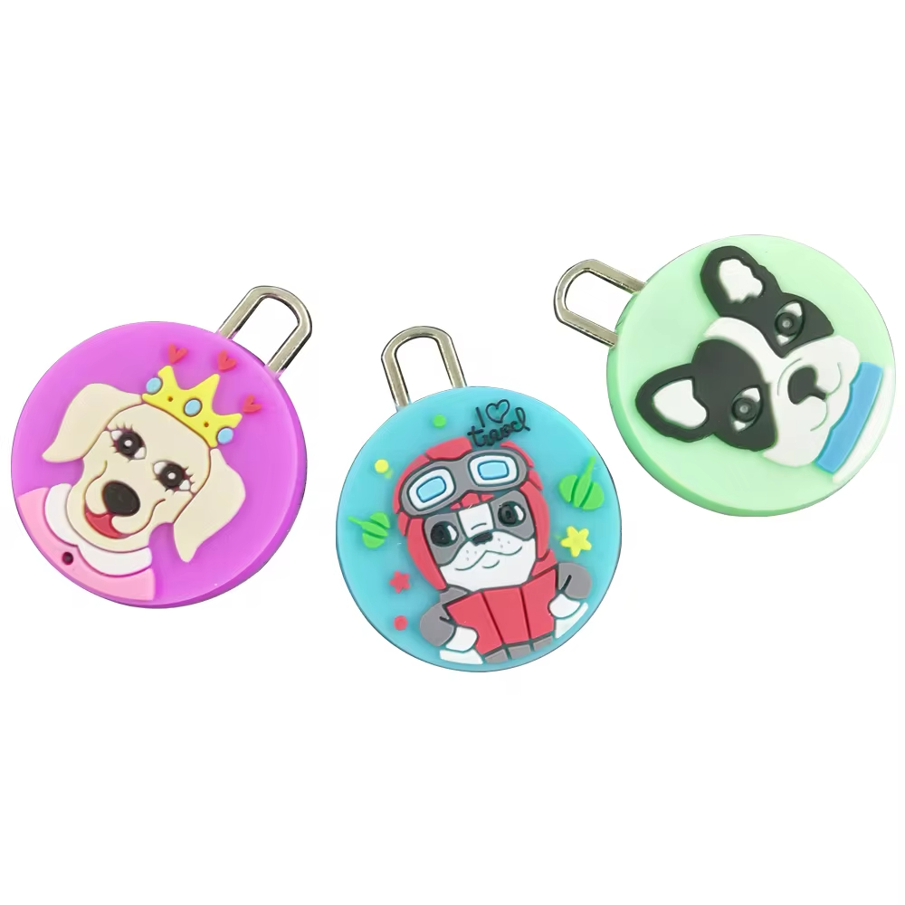 Customized Pet Pvc Hang Tags Rubber Slider Pull Handle With Logo For Zipper Silicone Labels For Clothes Custom Hat Plastic Tags