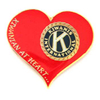 High Quality Customized Collectible Metal Art Crafts Kiwanis club International Pin Lapel Enamel badge
