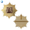 Custom ZONTA International Civic Club Lapel Stick Pin Gold Colored Badges