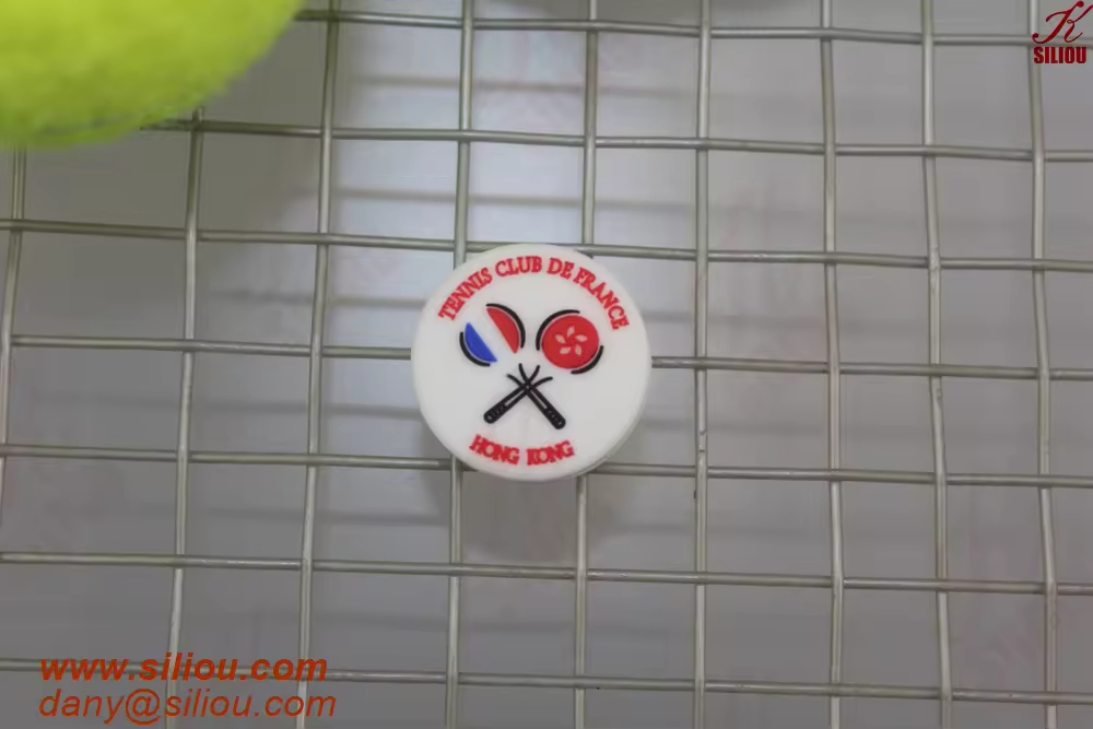 High Quality Customized Tennis Racquet Vibration Dampener for Tennis Club Silicone Anti Vibrators for Academy